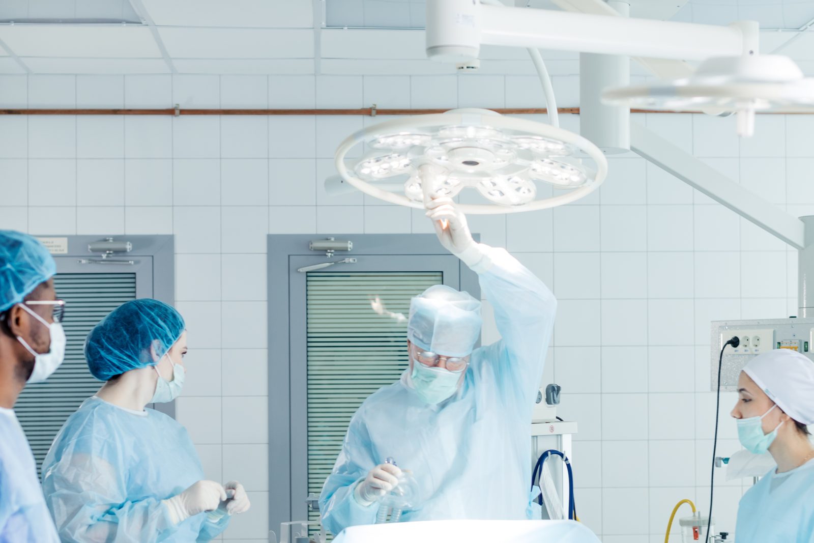 Medical team preparing for an operation